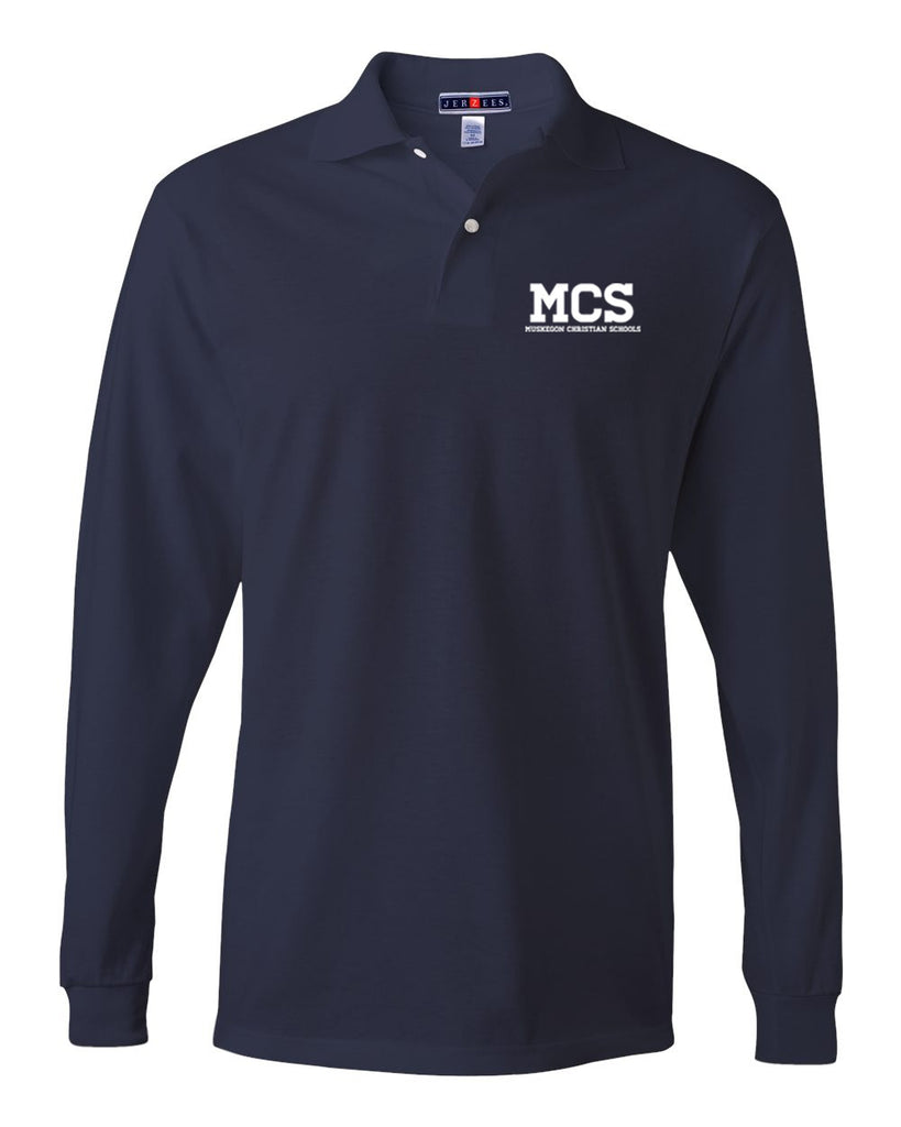MCS Basic youth Long Sleeve Polo