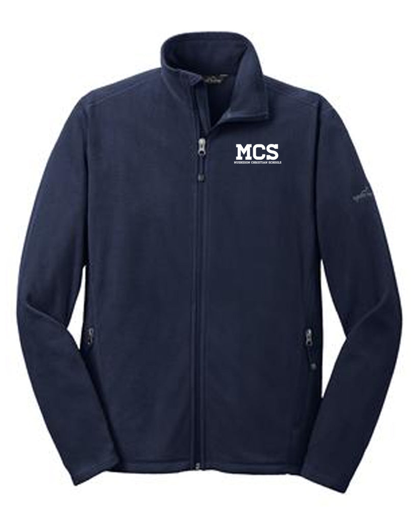 MCS Eddie Bauer® Full-Zip Microfleece Jacket Med Blue